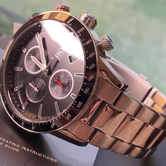 Hugo Boss Men’s Rafale Black Dial Chronograph Watch
Case Size: 44mm - Picture 8 of 9